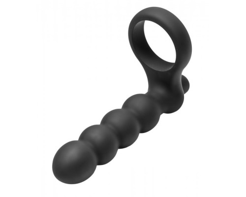 Насадка для двойного проникновения Double Fun Cock Ring with Double Penetration Vibe