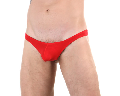 Сексуальные низкие трусы-тонги из хлопкового полотна