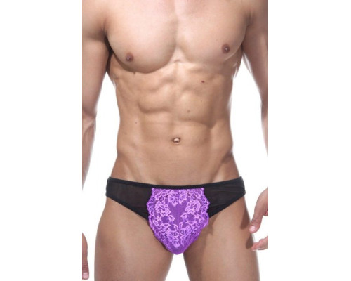 Черно-фиолетовые слипы