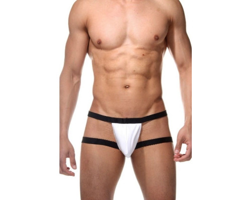 Бело-черные мужские трусы-джоки