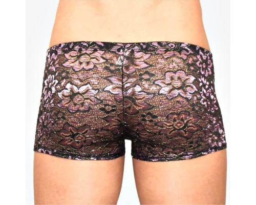 Мужские трусы-боксеры с контрастным цветочным узором