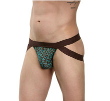 Стильные мужские трусы-джоки с леопардовым принтом