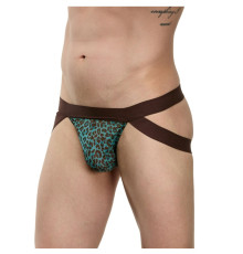 Стильные мужские трусы-джоки с леопардовым принтом