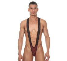 Мужское боди на широких лямках