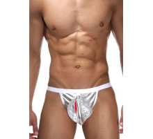 Ролевые трусы с серебристой коброй