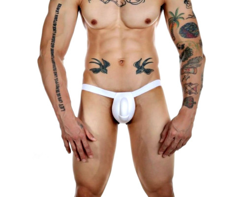 Мужской пуш-ап вкладыш белого цвета