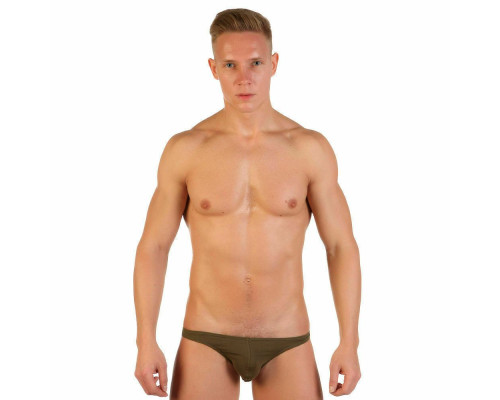 Хлопковые трусы-слипы с заниженной посадкой