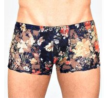 Мужские трусы-боксеры с крупным цветочным узором