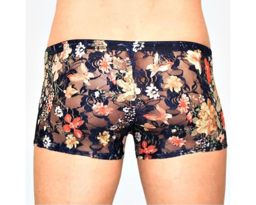Мужские трусы-боксеры с крупным цветочным узором
