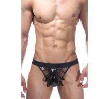 Мужские трусы-стринги с пауком