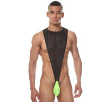 Мужское боди с контрастной вставкой