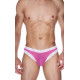 Мужские трусы-бразилиана с отделкой края кружевом