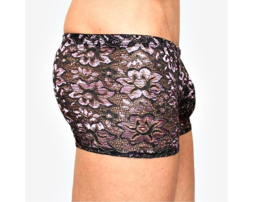 Мужские трусы-боксеры с контрастным цветочным узором