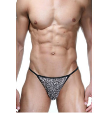 Мужские трусы-тонги с анималистическим принтом