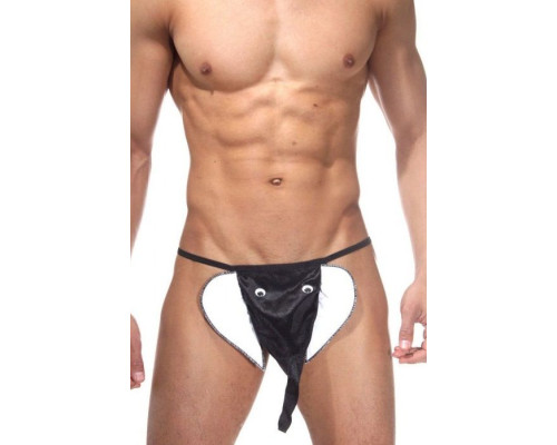 Мужские трусики-стринги со слоном