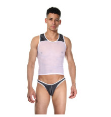 Сексуальный мужской комплект: майка и стринги