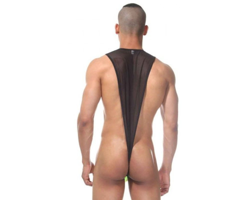 Мужское боди с контрастной вставкой