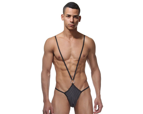 Мужское боди на лямках