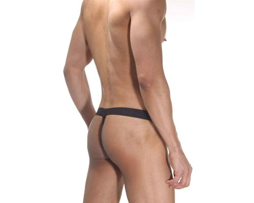 Соблазнительные трусы-стринги с леопардовым принтом