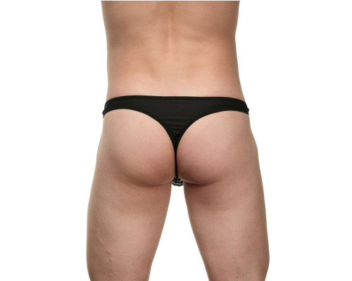 Мужские трусы-тонги с принтом в виде букв