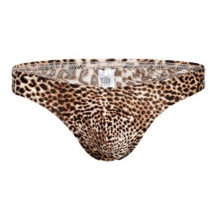 Мужские трусы-тонги с леопардовым принтом