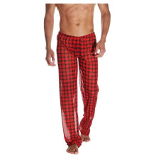 Мужские свободные брюки в крупный горох