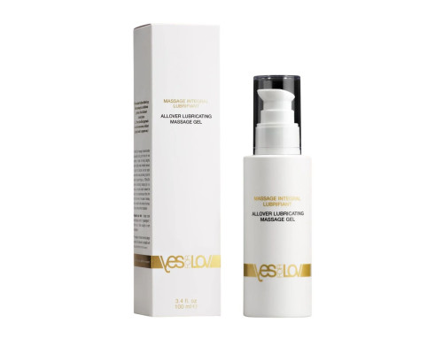 Массажный гель-смазка на силиконовой основе Allover Massage Gel - 100 мл.