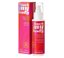 Силиконовый лубрикант 2-в-1 Touch My Body с ароматом вишнёвого цвета - 100 мл.