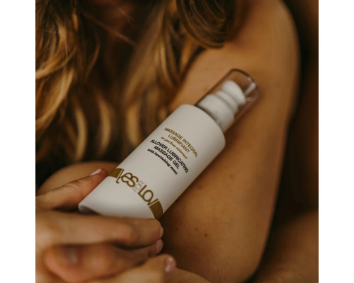 Массажный гель-смазка на силиконовой основе Allover Massage Gel - 100 мл.