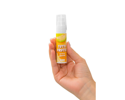 Гель-смазка Tutti-frutti со вкусом сочной дыни - 30 гр.