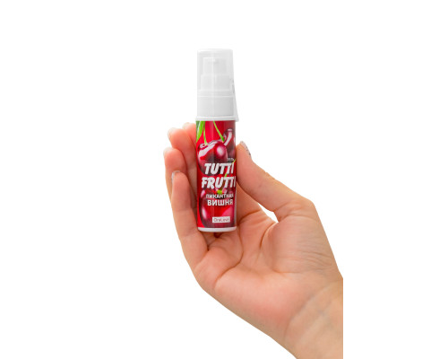 Гель-смазка Tutti-frutti с вишнёвым вкусом - 30 гр.