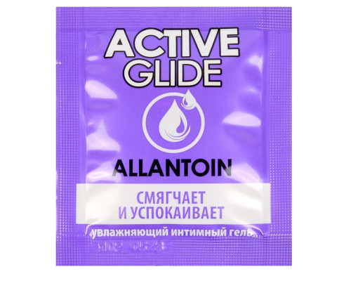 Лубрикант на водной основе Active Glide с аллантоином - 3 гр.