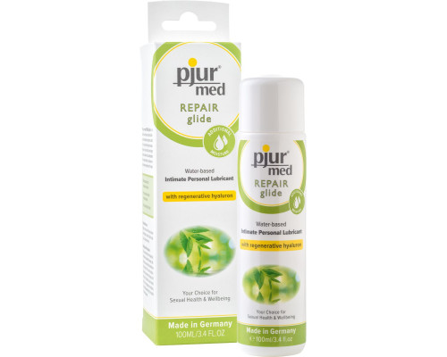 Регенирирующий лубрикант с гиалуроновой кислотой pjur MED Repair glide - 100 мл.