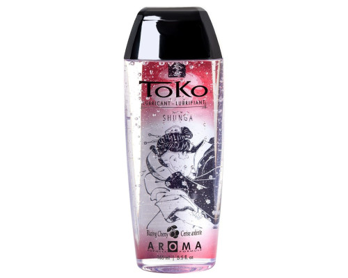 Съедобный лубрикант с ароматом вишни - 165 мл.