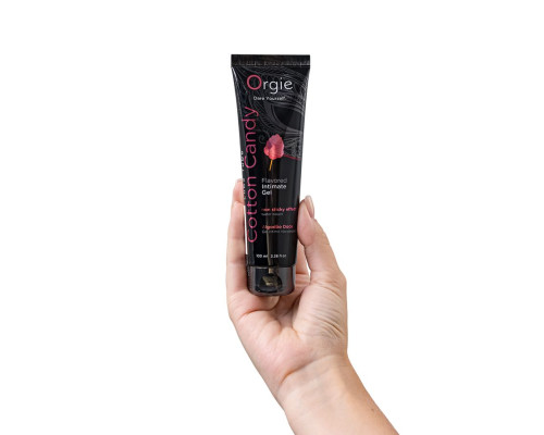 Интимный гель на водной осное Lube Tube Cotton Candy со вкусом сахарной ваты - 100 мл.
