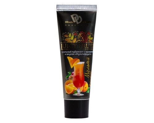 Интимный съедобный лубрикант JUICY FRUIT с ароматом фруктов - 30 мл.