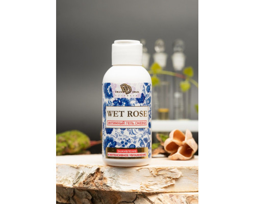 Интимный гель-смазка WET ROSE - 100 мл.