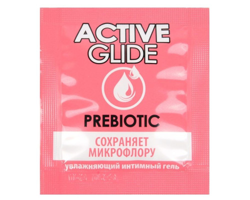 Лубрикант на водной основе Active Glide с пребиотиком - 3 гр.