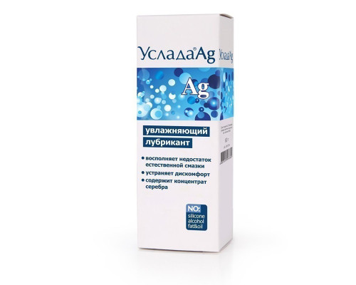 Увлажняющий лубрикант «Услада с серебром» - 60 гр.