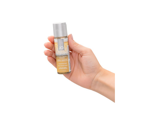 Лубрикант на водной основе JO H2O Champagne Flavored Lubricant с ароматом шампанского - 60 мл.