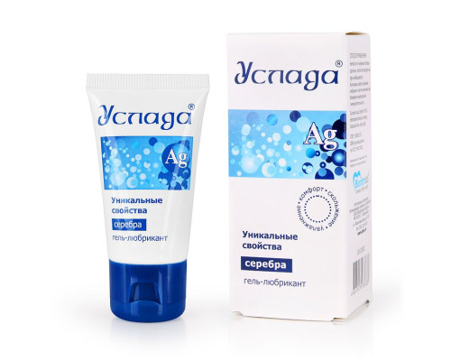 Гель-лубрикант  Услада  с серебром - 30 гр.