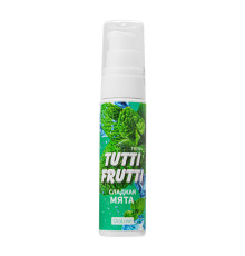 Гель-смазка Tutti-frutti со вкусом сладкой мяты - 30 гр.