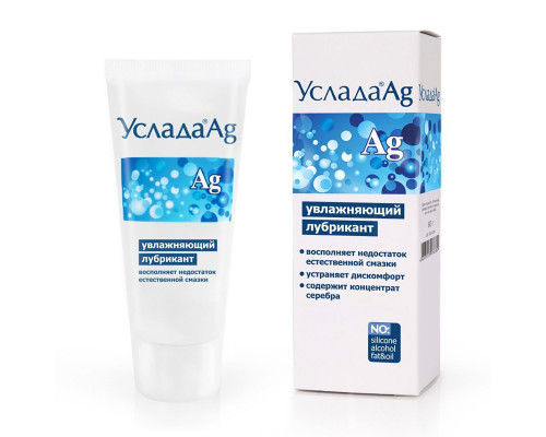 Увлажняющий лубрикант «Услада с серебром» - 60 гр.