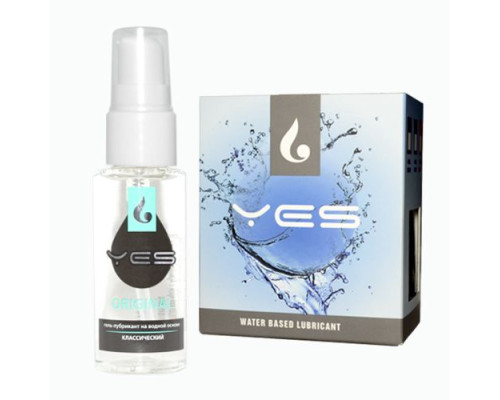 Гель-лубрикант на водной основе YES Original - 30 мл.