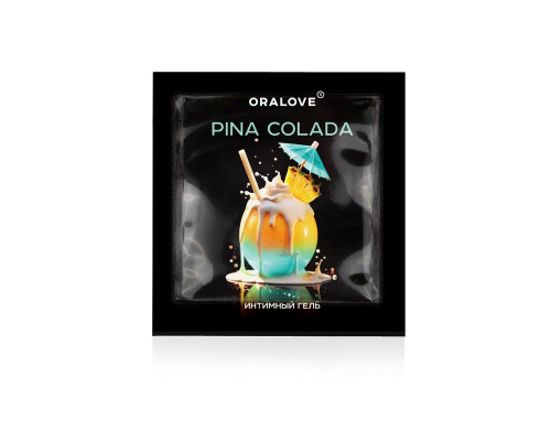 Саше съедобной оральной смазки OraLove с ароматом пина колада - 3 гр.
