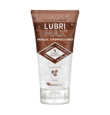 Интимный гель-смазка на водной основе Lubrimax Magic Cappuccino - 75 мл.