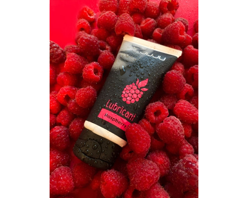 Съедобный лубрикант JUJU с ароматом малины - 50 мл.