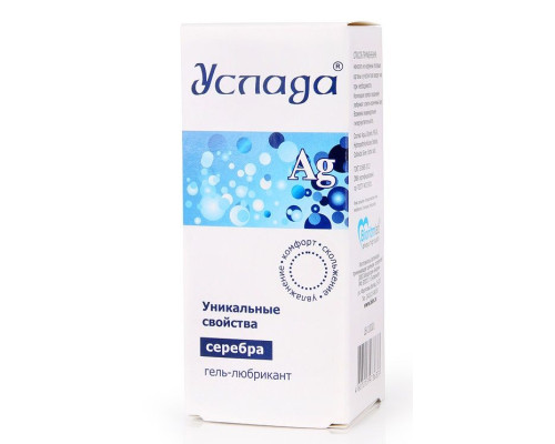 Гель-лубрикант  Услада  с серебром - 30 гр.