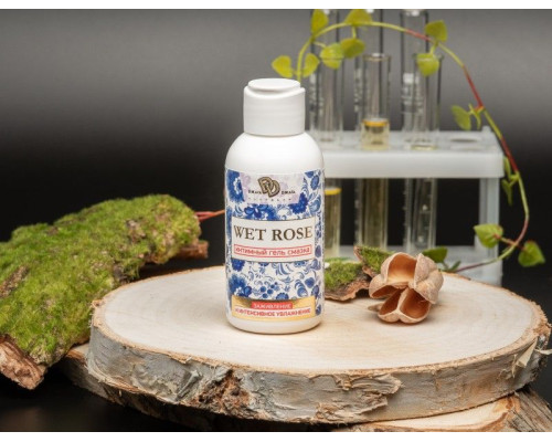Интимный гель-смазка WET ROSE - 100 мл.