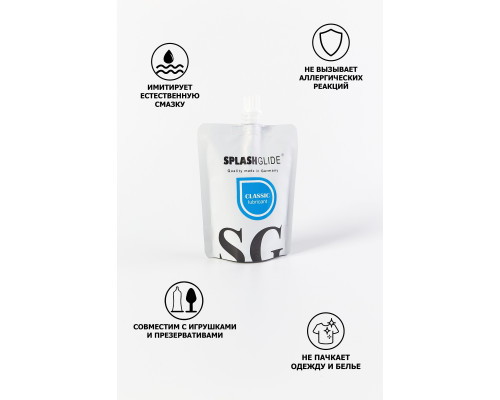 Лубрикант на водной основе Splashglide Lubricant Classic - 100 мл.
